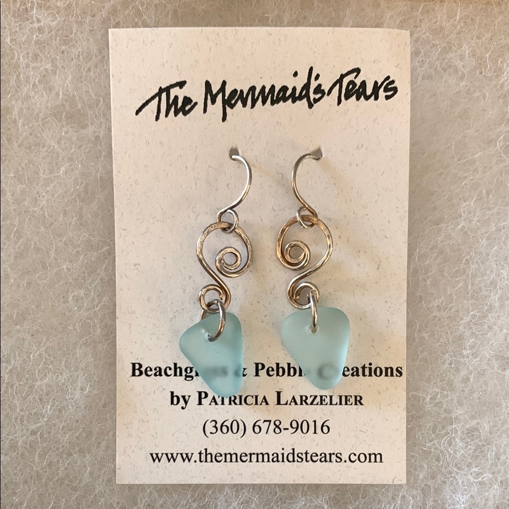 NIB Sea Glass Earrings